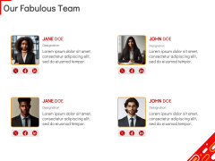 Red Creative Presentation Template PPT Slide 12