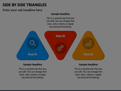 Side By Side Triangles Animated Presentation - SketchBubble