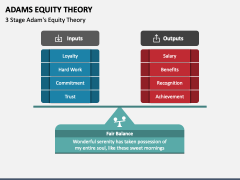 Adam's Equity Theory PowerPoint And Google Slides Template - PPT Slides