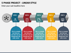 5 Phase Project - Linear Style PPT Slide 2