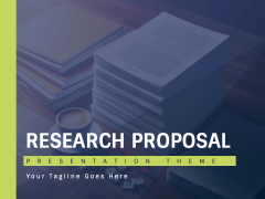 Research Proposal PowerPoint and Google Slides Template - PPT Slides