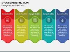 5 Year Marketing Plan PPT Slide 2