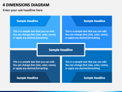 4 Dimensions Diagram PPT Slide 1