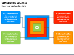 Concentric Squares PPT Slide 2