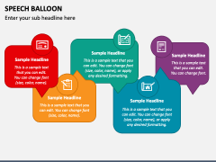Speech Balloon PPT Slide 1