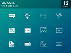 URL Icons PPT Slide 1