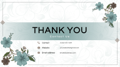 Aesthetic Floral Theme PPT Slide 12