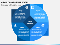 Circle Chart - Four Stages PPT Slide 1