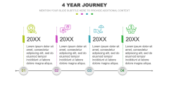4 Year Journey PPT Slide 1