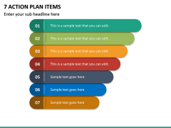 7 Action Plan Items PPT Slide 2