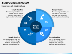 4 Steps Circle Diagram Powerpoint Presentation Slides - Ppt Template