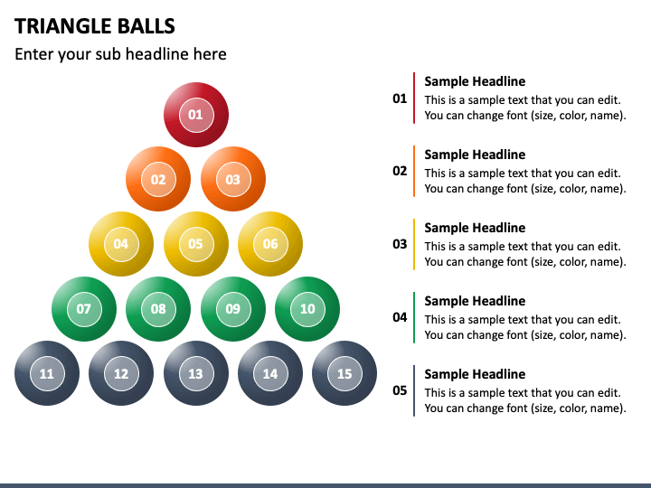 Triangle Balls PPT Slide 1