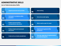 Administrative Skills PowerPoint and Google Slides Template - PPT Slides