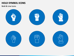 Hold Symbol Icons PPT Slide 2