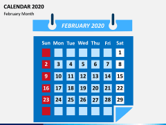 Calendar 2020 - Type 2 PPT Slide 2