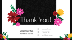 Creative Floral Theme PPT Slide 12