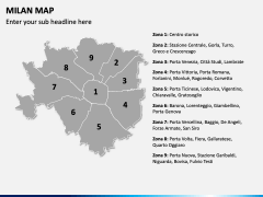 Milan Map PPT Slide 2