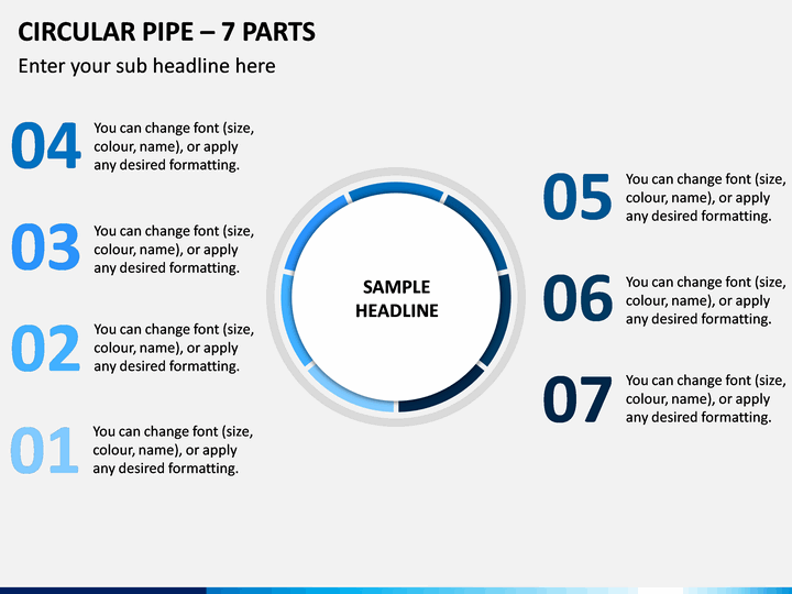 Circular Pipe – 7 Parts PPT Slide 1