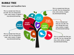 Bubble Tree PowerPoint and Google Slides Template - PPT Slides