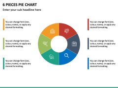 6 Pieces Pie Chart PPT Slide 2
