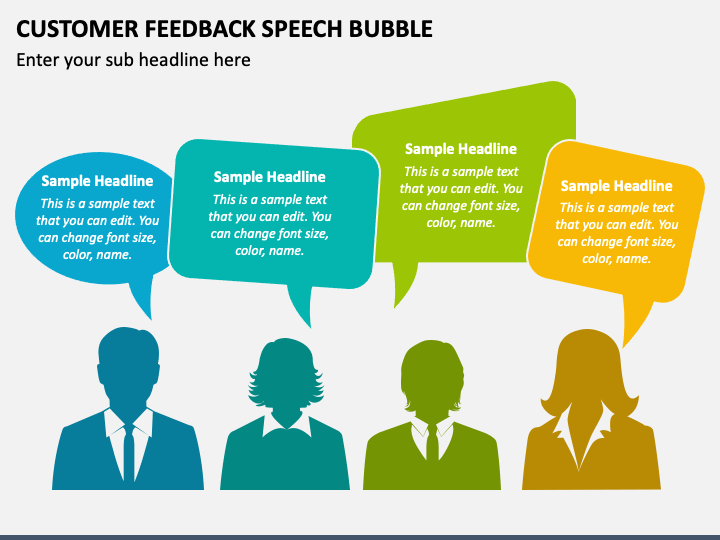 Customer Feedback Speech Bubble PPT Slide 1
