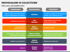 Individualism Vs Collectivism PowerPoint and Google Slides Template ...