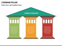3 Roman Pillar PPT Slide 2