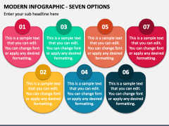 Modern Infographic - Seven Options PPT Slide 1
