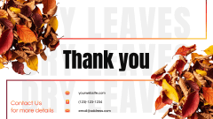 Dry Leaves Presentation Theme PPT Slide 13