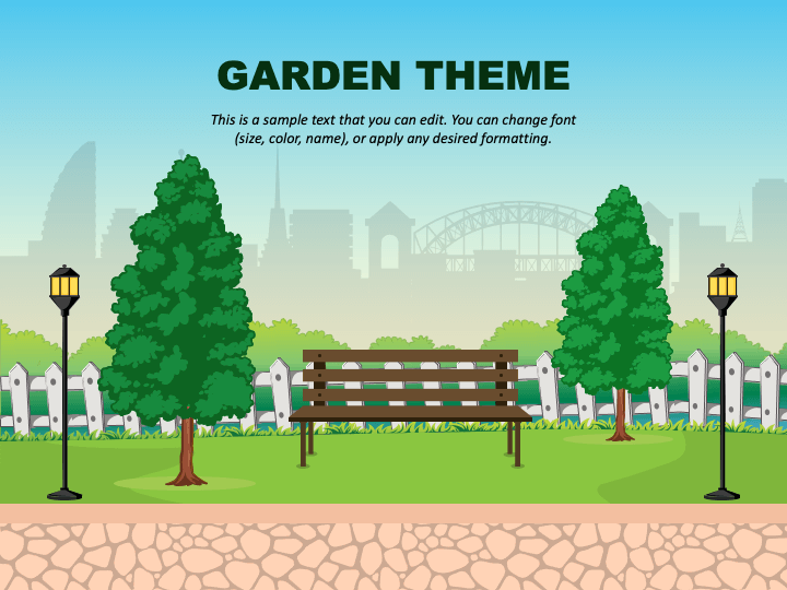Garden Theme PPT Slide 1