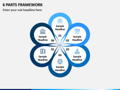 6 Parts Framework PPT Slide 1