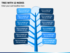 Tree with 12 Nodes PPT Slide 1