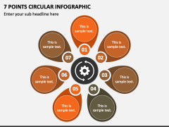 7 Points Circular Infographic PPT Slide 1
