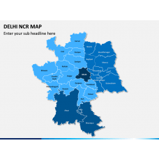 Delhi Map PowerPoint