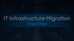 IT Infrastructure Migration Project Plan Animated Presentation - SketchBubble