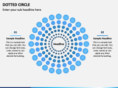 Dotted Circle PPT Slide 5