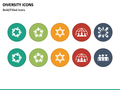 Diversity Icons PPT Slide 3