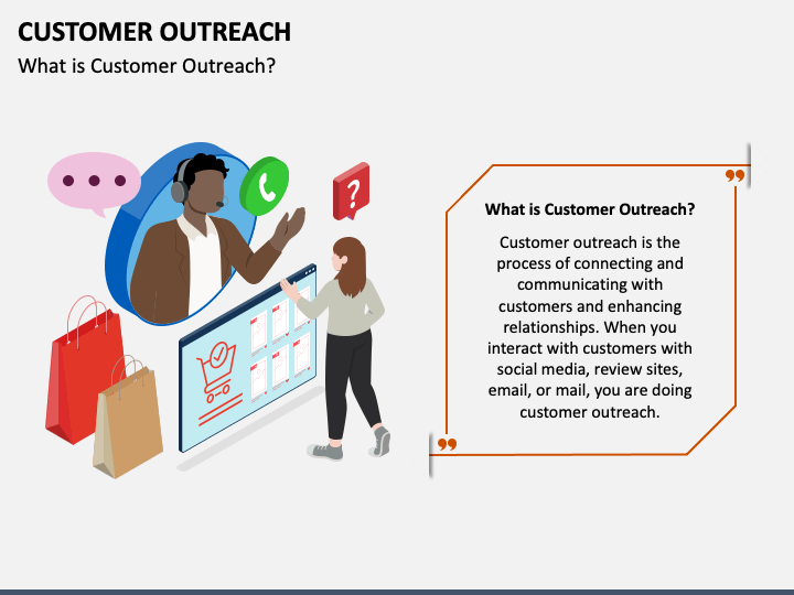 Customer Outreach PPT Slide 1