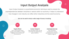Input Output Analysis PowerPoint and Google Slides Template - PPT Slides