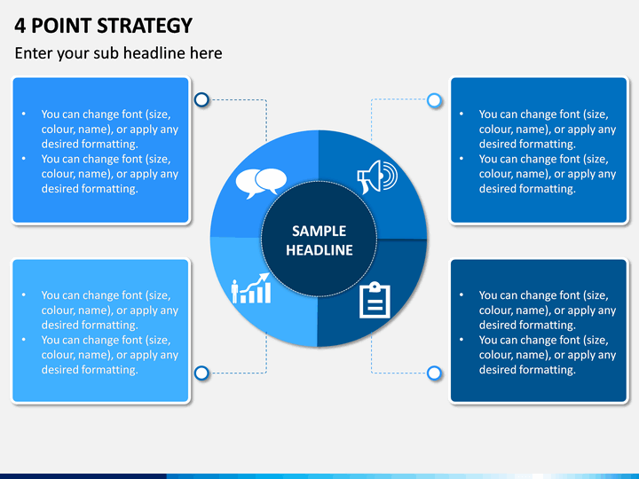 4 Point Strategy PPT Slide 1