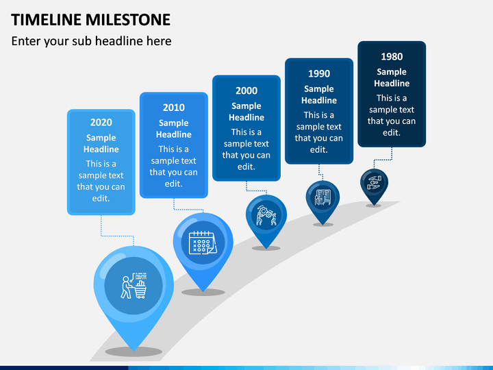 Timelines Milestone PowerPoint Template