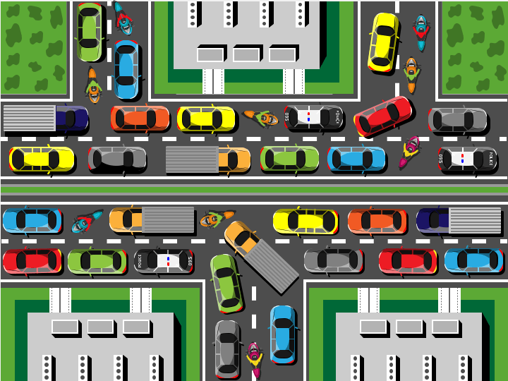 Traffic Jam PowerPoint Template and Google Slides Theme