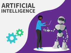Artificial Intelligence Graphics PPT Slide 5