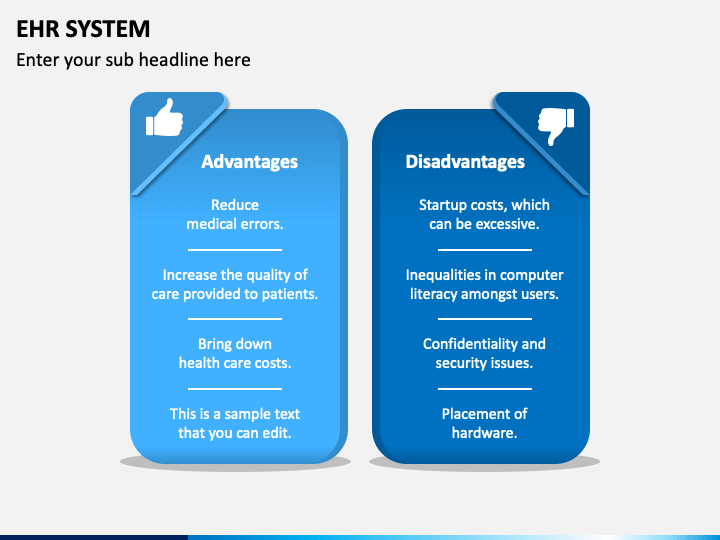 EHR System PowerPoint and Google Slides Template - PPT Slides