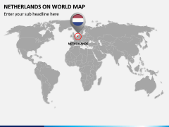 Netherlands on World Map PPT Slide 2