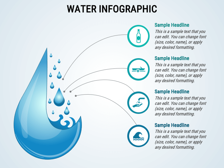 Water Infographic PPT Slide 1