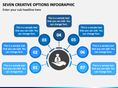 Seven Creative Options Infographic PPT Slide 2