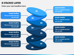8 Stacked Layer PPT Slide 1