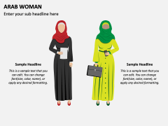 Arab Woman PPT Slide 1