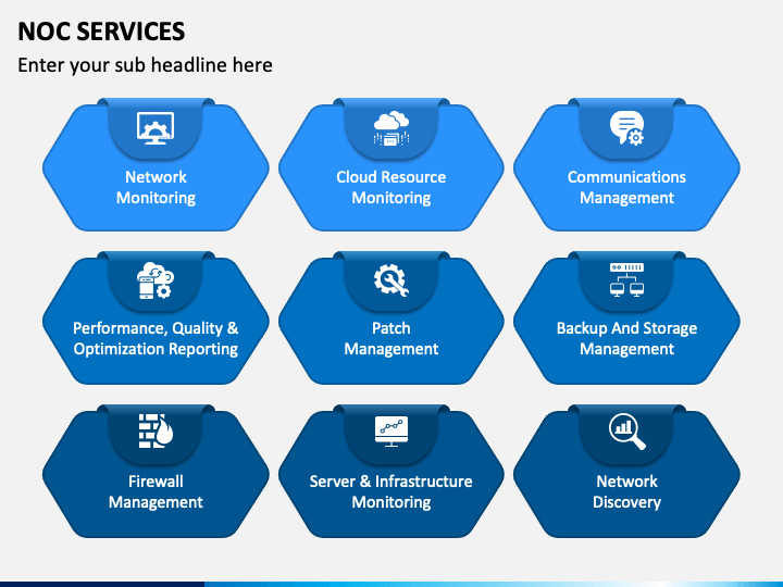 NOC Services PowerPoint And Google Slides Template - PPT Slides